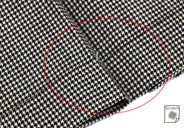 robe de chambre COMME des GARCONS Houndstooth Half Wrap Skirt K-168938_008