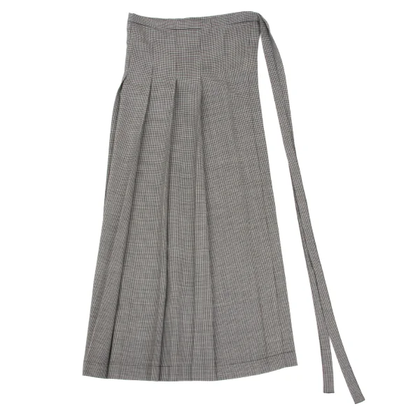 robe de chambre COMME des GARCONS Houndstooth Half Wrap Skirt K-168938_011