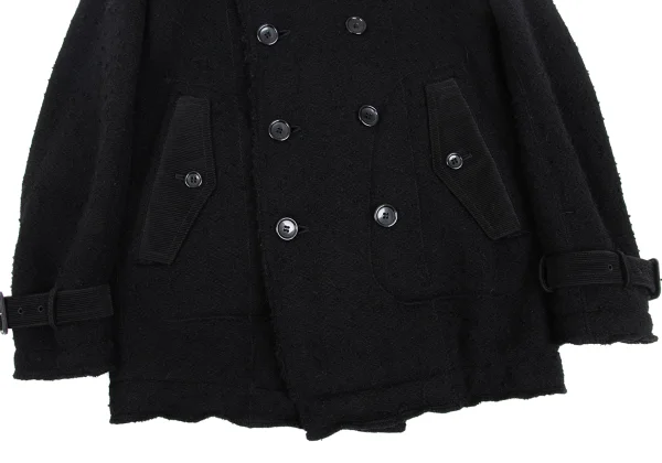 JUNYA WATANABE MAN PINK Piling Pile Knit Short Trench Coat K-168939_010