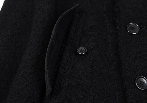 JUNYA WATANABE MAN PINK Piling Pile Knit Short Trench Coat K-168939_011