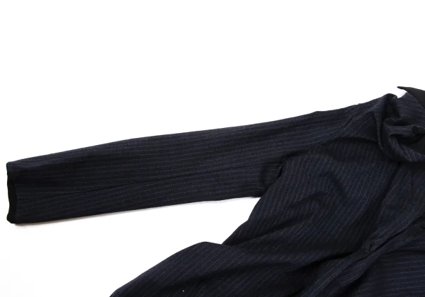 JUNYA WATANABE COMME des GARCON Striped Drape Design Jacket K-168940_007