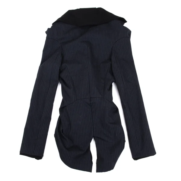 JUNYA WATANABE COMME des GARCON Striped Drape Design Jacket K-168940_011