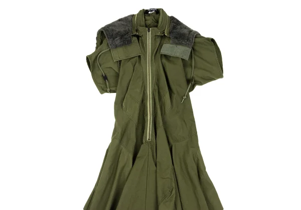 JUNYA WATANABE COMME des GARCONS Ripstop Military Zip Dress K-168943_003