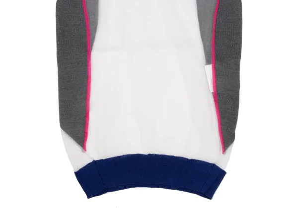 JUNYA WATANABE COMME des GARCONS Mesh Switching Short Sleeve Knit Top K-168944_006