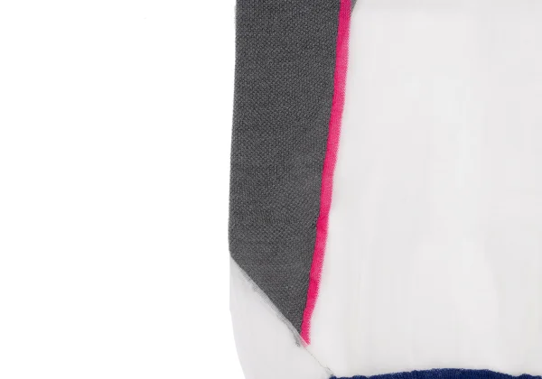 JUNYA WATANABE COMME des GARCONS Mesh Switching Short Sleeve Knit Top K-168944_007