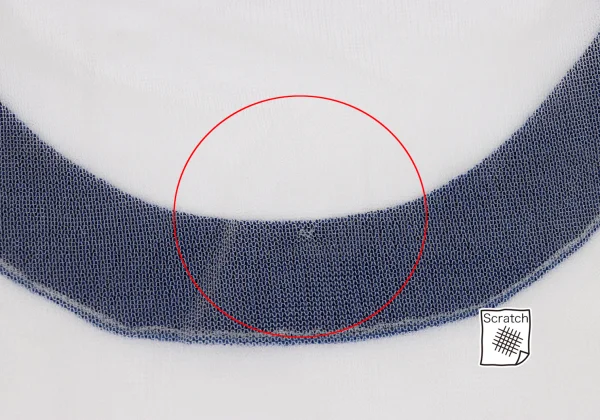 JUNYA WATANABE COMME des GARCONS Mesh Switching Short Sleeve Knit Top K-168944_010