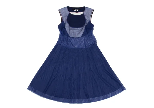 JUNYA WATANABE COMME des GARCONS Mesh Switching Sleeveless Dress K-168945_002