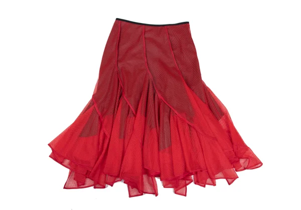 JUNYA WATANABE COMME des GARCONS Mesh Inside-Out Skirt K-168947_002