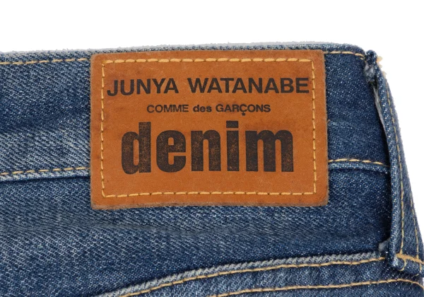 JUNYA WATANABE COMME des GARCONS denim Check Switching Rebuild Skirt K-168950_012