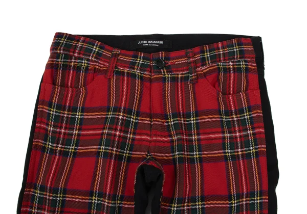 JUNYA WATANABE COMME des GARCONS Checker Switching Cropped Pants K-168953_002