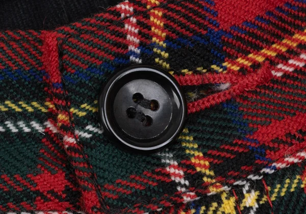 JUNYA WATANABE COMME des GARCONS Checker Switching Cropped Pants K-168953_003