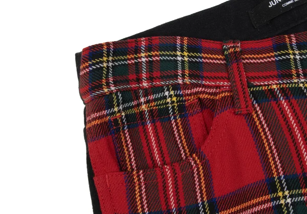 JUNYA WATANABE COMME des GARCONS Checker Switching Cropped Pants K-168953_004