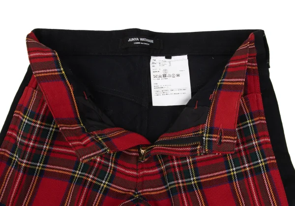 JUNYA WATANABE COMME des GARCONS Checker Switching Cropped Pants K-168953_005