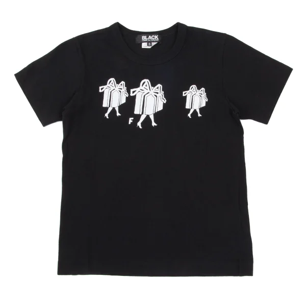 BLACK COMME des GARCONS Gift Box Printed T Shirt Black S K-168955_001