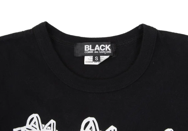 BLACK COMME des GARCONS Gift Box Printed T Shirt K-168955_005