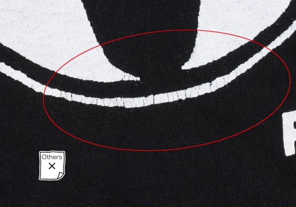 BLACK COMME des GARCONS Eye Printed T Shirt K-168956_004