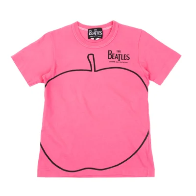 THE BEATLES COMME des GARCONS Dyed Apple Printed T Shirt