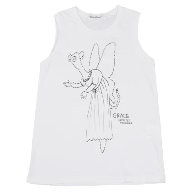 UNDERCOVER GRACE Printed Tank top