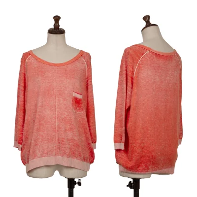 BOSS ORANGE HUGO BOSS Rayon Cotton Center Seam Knit Top