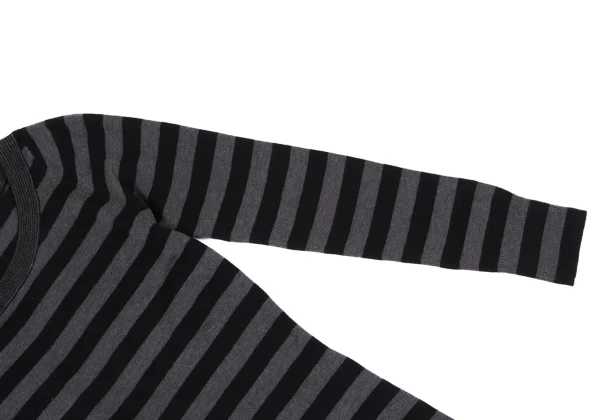 BOSS ORANGE Wool Slik Striped Knit Tunic K-168964_005