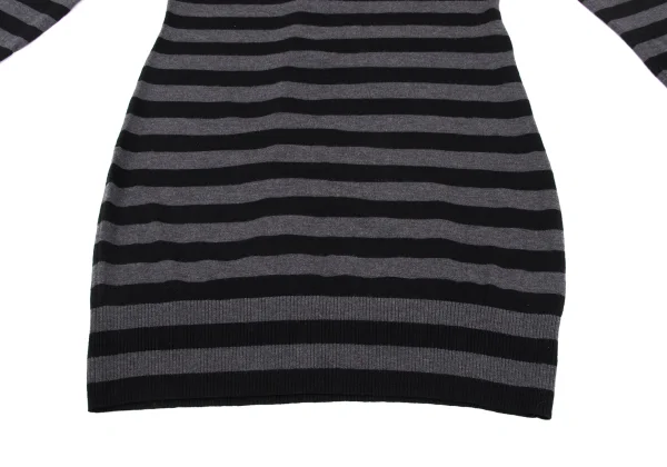 BOSS ORANGE Wool Slik Striped Knit Tunic K-168964_007