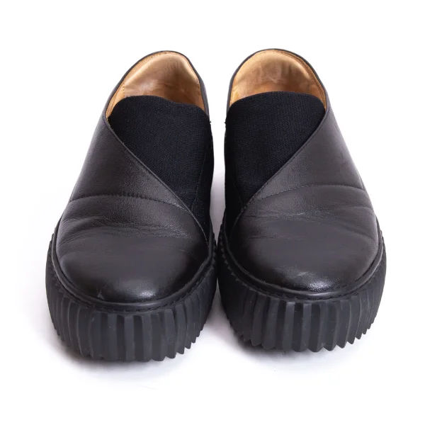 ISSEY MIYAKE x UN Platform Leather Shoes K-168965_002