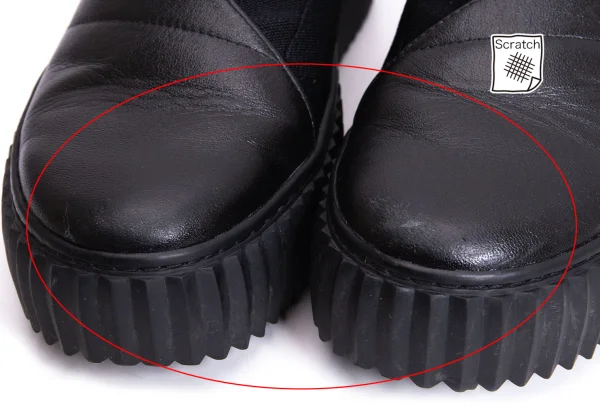 ISSEY MIYAKE x UN Platform Leather Shoes K-168965_003