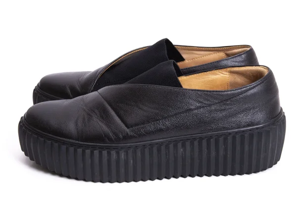 ISSEY MIYAKE x UN Platform Leather Shoes K-168965_004