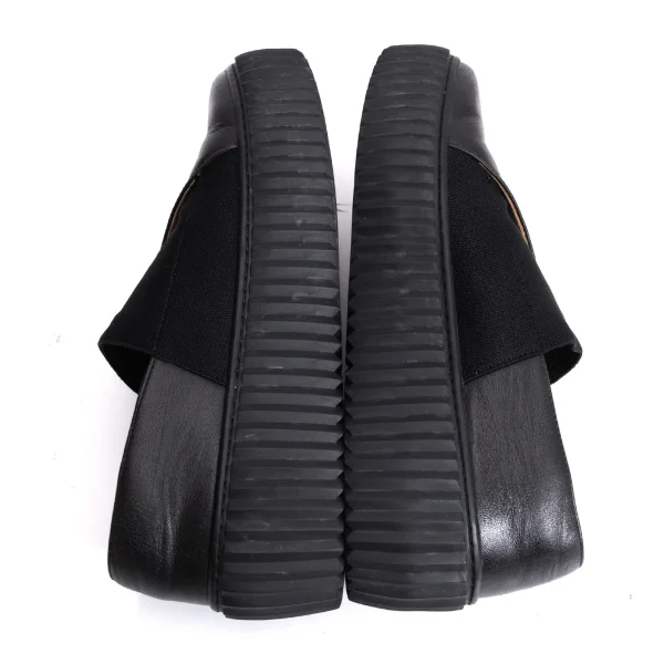 ISSEY MIYAKE x UN Platform Leather Shoes K-168965_009