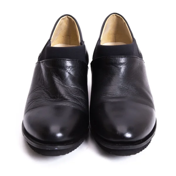 ISSEY MIYAKE Metal Heel Design Leather Shoes K-168966_002