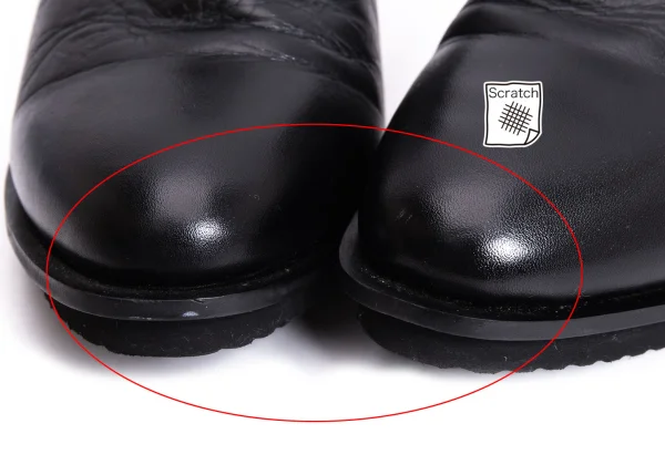 ISSEY MIYAKE Metal Heel Design Leather Shoes K-168966_003