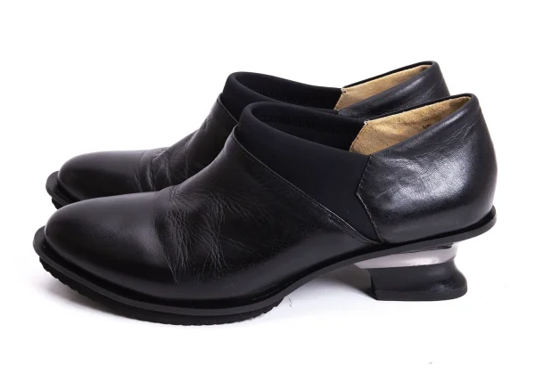 ISSEY MIYAKE Metal Heel Design Leather Shoes K-168966_004