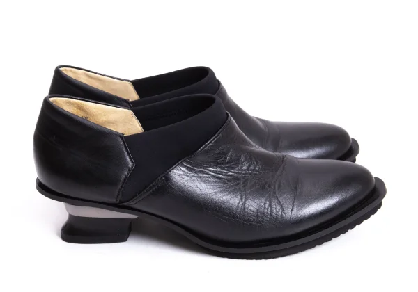 ISSEY MIYAKE Metal Heel Design Leather Shoes K-168966_006