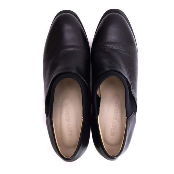 ISSEY MIYAKE Metal Heel Design Leather Shoes K-168966_008