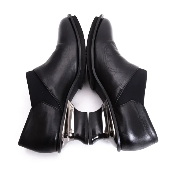 ISSEY MIYAKE Metal Heel Design Leather Shoes K-168966_009