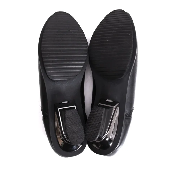 ISSEY MIYAKE Metal Heel Design Leather Shoes K-168966_011