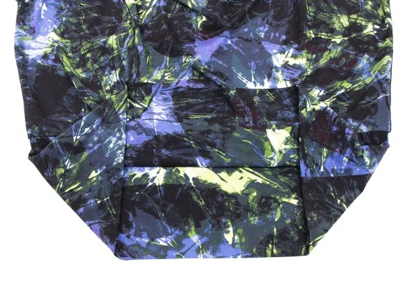 ISSEY MIYAKE Draped-neck Graphic Printed Long Sleeve Top K-168969_008