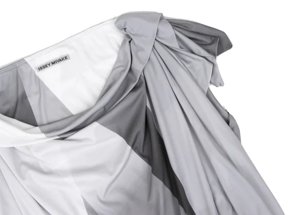 ISSEY MIYAKE Gather Switching Printed Sleeveless Top K-168970_005