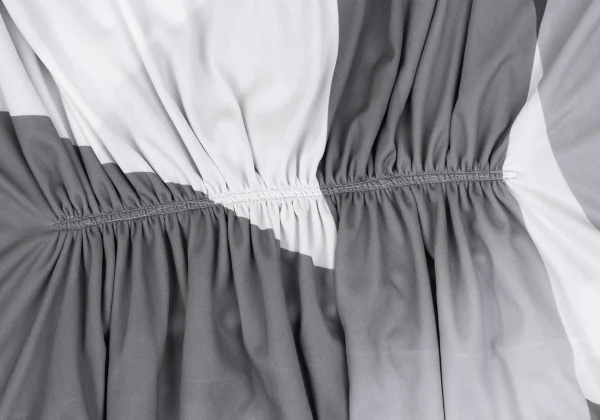 ISSEY MIYAKE Gather Switching Printed Sleeveless Top K-168970_012