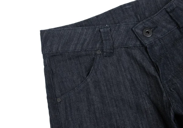 ISSEY MIYAKE A.POC INSIDE Stripe Woven Jacquard Wide Denim Pants K-168971_005