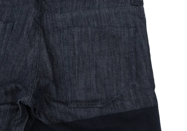 ISSEY MIYAKE A.POC INSIDE Stripe Woven Jacquard Wide Denim Pants K-168971_012