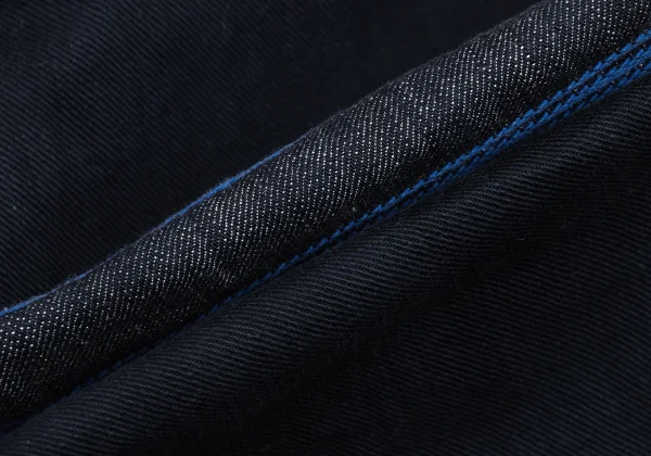 ISSEY MIYAKE A.POC INSIDE Stripe Woven Jacquard Wide Denim Pants K-168971_013