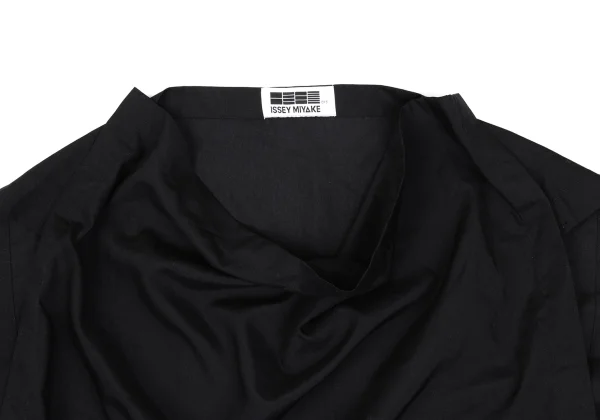 ISSEY MIYAKE 132 5. Draped Square Design Sleeveless Top K-168974_004