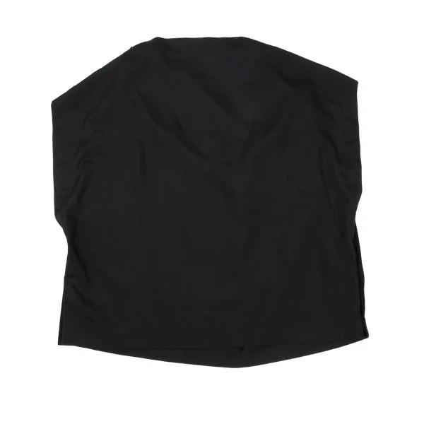 ISSEY MIYAKE 132 5. Draped Square Design Sleeveless Top K-168974_011