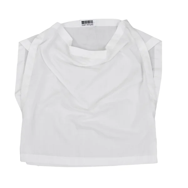 ISSEY MIYAKE 132 5. Draped Square Design Sleeveless Top K-168975_002