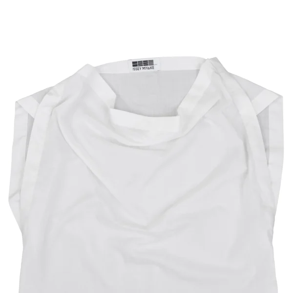 ISSEY MIYAKE 132 5. Draped Square Design Sleeveless Top K-168975_003