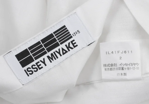 ISSEY MIYAKE 132 5. Draped Square Design Sleeveless Top K-168975_014
