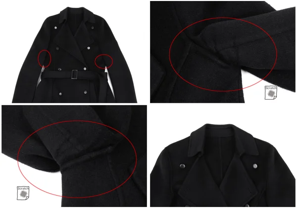 BALLY Angora Blended Wool Short Coat K-168976_003