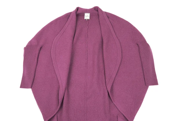 Sybilla Ribbed Sleeve Long Knit Cardigan K-168978_003