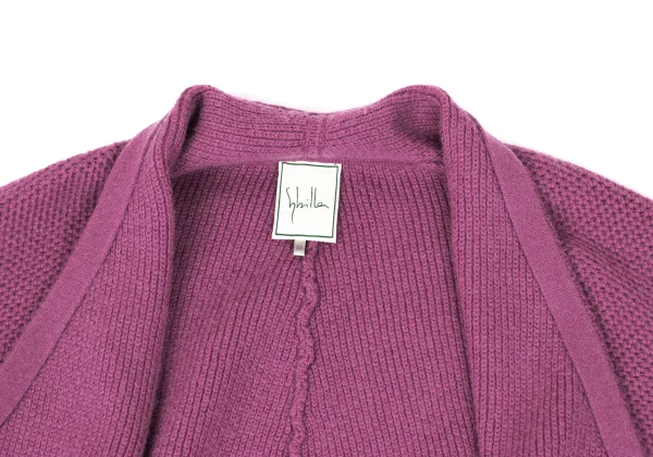 Sybilla Ribbed Sleeve Long Knit Cardigan K-168978_004